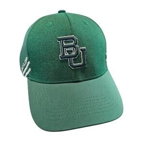 Baylor Bears Fitted Hat Cap Green BU 3D Embroidered BU NCAA Size 7 1/4 Texas
